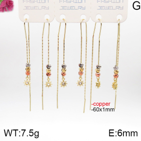 F5E401576bhkk-J151  Fashion Copper Earrings