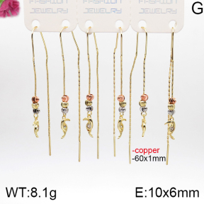 F5E401577bhkk-J151  Fashion Copper Earrings