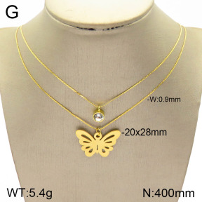 2N4002525ablb-698  Stainless Steel Necklace