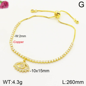 F2B401710vbll-J167  Fashion Copper Bracelet