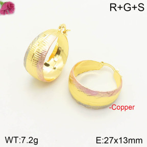 F2E200687ablb-J167  Fashion Copper Earrings