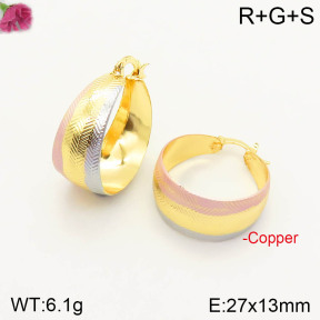 F2E200688ablb-J167  Fashion Copper Earrings