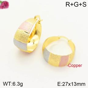 F2E200689ablb-J167  Fashion Copper Earrings
