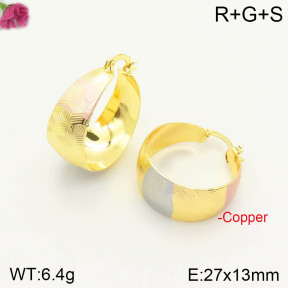 F2E200693ablb-J167  Fashion Copper Earrings