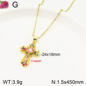 F2N400759ablb-J167  Fashion Copper Necklace