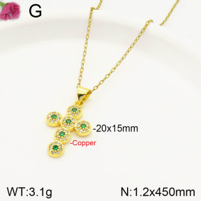 F2N400761ablb-J167  Fashion Copper Necklace