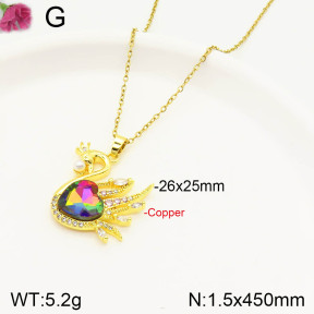 F2N400762ablb-J167  Fashion Copper Necklace