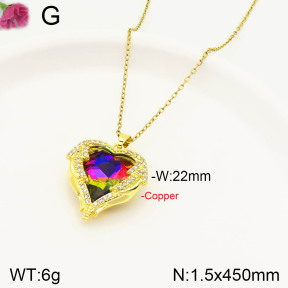 F2N400767ablb-J167  Fashion Copper Necklace