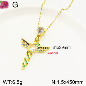 F2N400768vbnb-J167  Fashion Copper Necklace