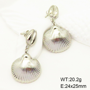 6E2006576bhva-066  Stainless Steel Earrings  Handmade Polished