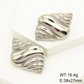 GEE001280bhva-066  Stainless Steel Earrings  Handmade Polished