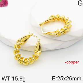 F5E201307vbll-J163  Fashion Copper Earrings