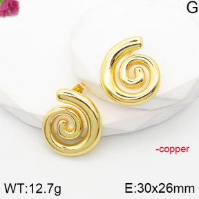 F5E201318vbmb-J163  Fashion Copper Earrings