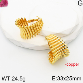 F5E201336bbov-J163  Fashion Copper Earrings