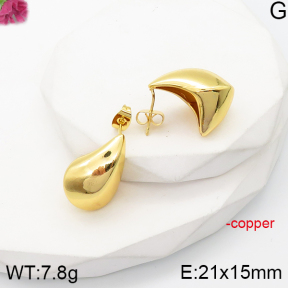 F5E201358vbmb-J163  Fashion Copper Earrings