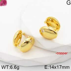 F5E401600vbmb-J163  Fashion Copper Earrings
