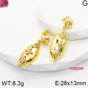 F5E401606bbov-J163  Fashion Copper Earrings