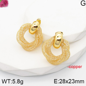 F5E401607vbll-J163  Fashion Copper Earrings