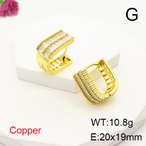 F6E404879bhva-L017  Fashion Copper Earrings