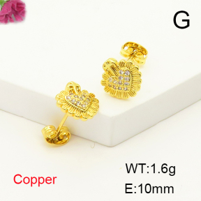 F6E404884ablb-L017  Fashion Copper Earrings