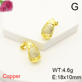 F6E404885vbmb-L017  Fashion Copper Earrings