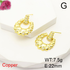 F6E404887bbov-L017  Fashion Copper Earrings