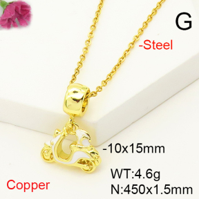 F6N300927aajl-L017  Fashion Copper Necklace