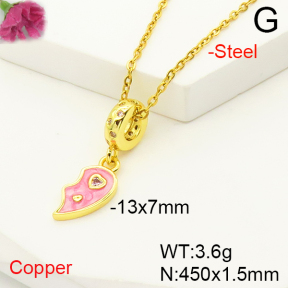 F6N300933baka-L017  Fashion Copper Necklace