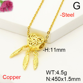 F6N300934aajl-L017  Fashion Copper Necklace