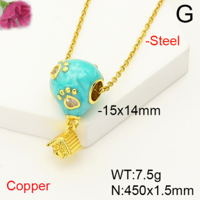 F6N300935aajl-L017  Fashion Copper Necklace