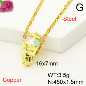F6N300937aajl-L017  Fashion Copper Necklace