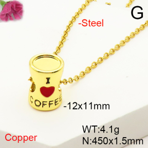 F6N300938aajl-L017  Fashion Copper Necklace