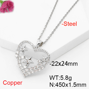 F6N407243baka-L017  Fashion Copper Necklace