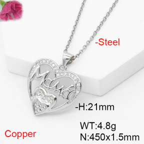 F6N407247baka-L017  Fashion Copper Necklace