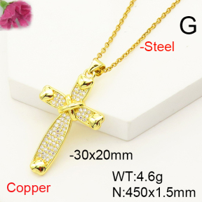 F6N407252baka-L017  Fashion Copper Necklace