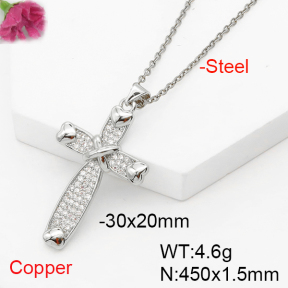 F6N407253baka-L017  Fashion Copper Necklace