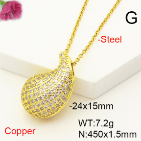 F6N407254vbmb-L017  Fashion Copper Necklace