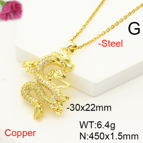 F6N407255vbmb-L017  Fashion Copper Necklace