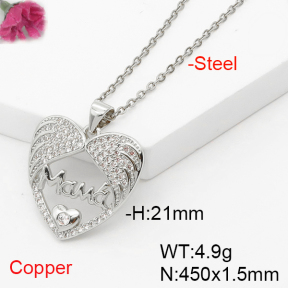 F6N407259baka-L017  Fashion Copper Necklace