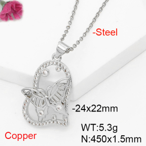 F6N407261baka-L017  Fashion Copper Necklace