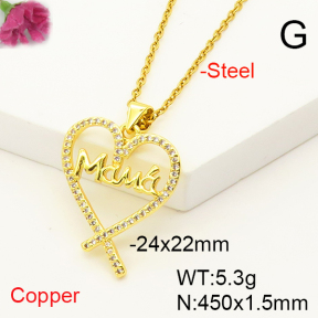 F6N407262baka-L017  Fashion Copper Necklace