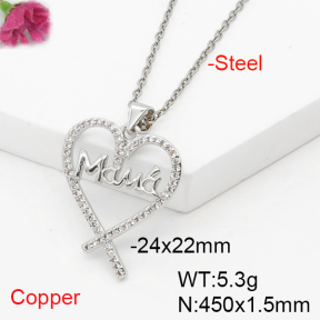 F6N407263baka-L017  Fashion Copper Necklace