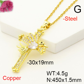 F6N407264baka-L017  Fashion Copper Necklace