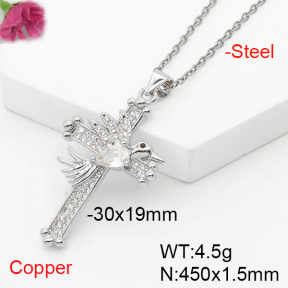 F6N407265baka-L017  Fashion Copper Necklace