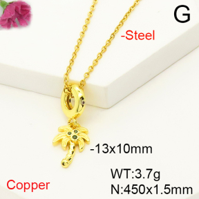 F6N407267aajl-L017  Fashion Copper Necklace