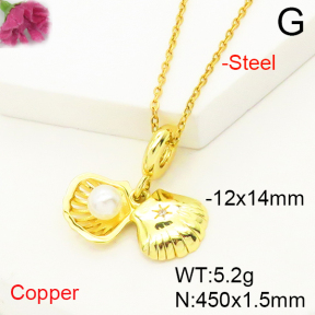 F6N407269aajl-L017  Fashion Copper Necklace