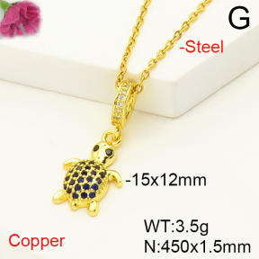 F6N407270aajl-L017  Fashion Copper Necklace
