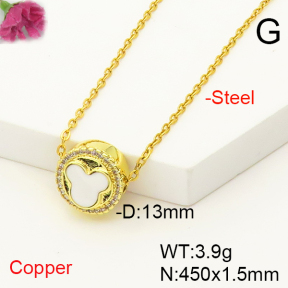 F6N407282avja-L017  Fashion Copper Necklace