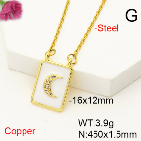 F6N407283vail-L017  Fashion Copper Necklace