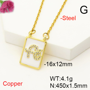 F6N407285vail-L017  Fashion Copper Necklace